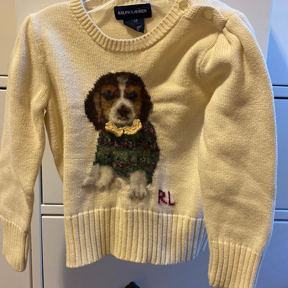 Ralph Lauren Other - Girls Ralph Lauren puppy sweater